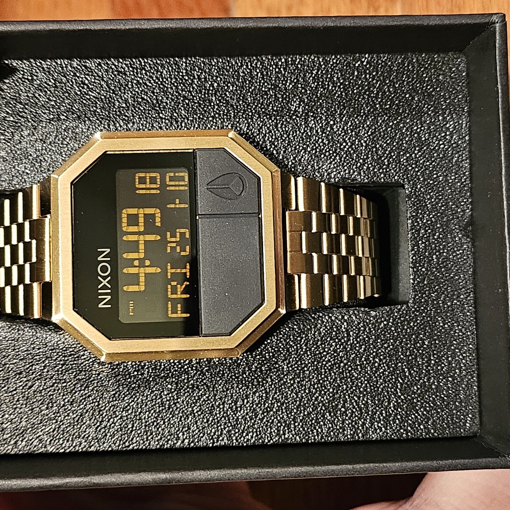 Nixon Gold Digital Watch